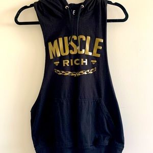 Muscle Rich sleeveless hoodie